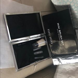 Set of makeup brushes